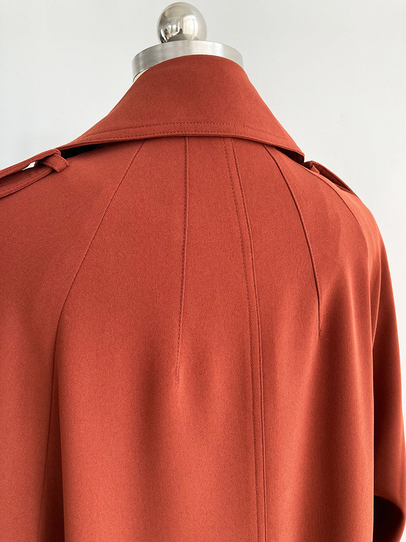 Draping Loose Trench Coat