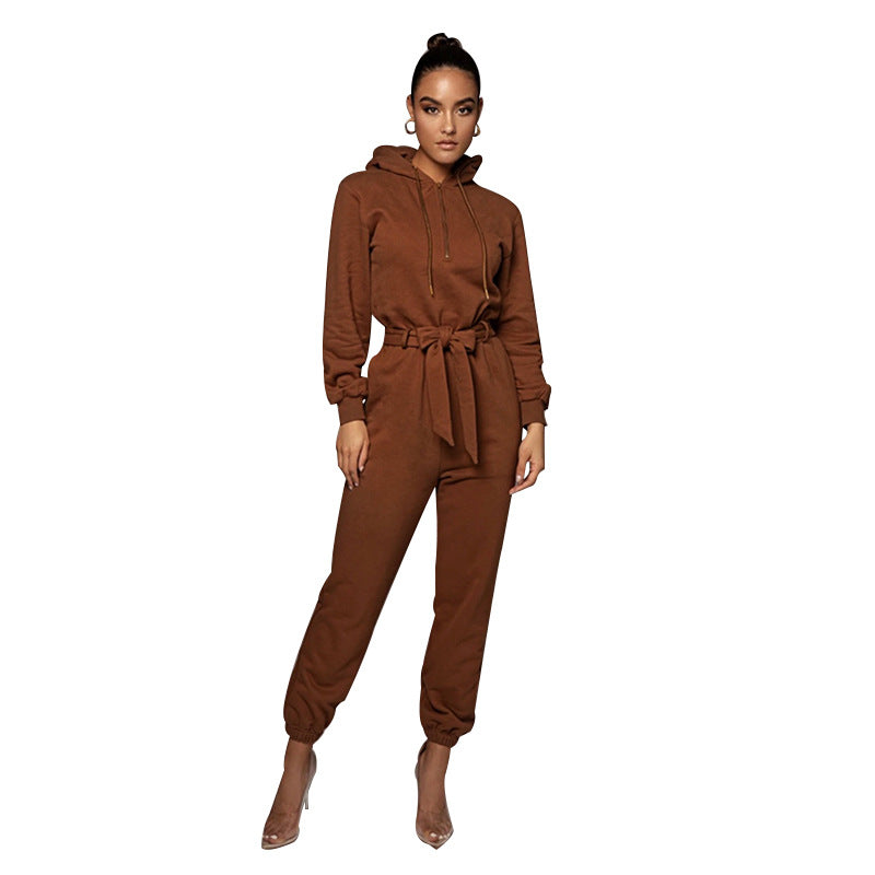 Urban Hooded Casual Women Jumpsuit