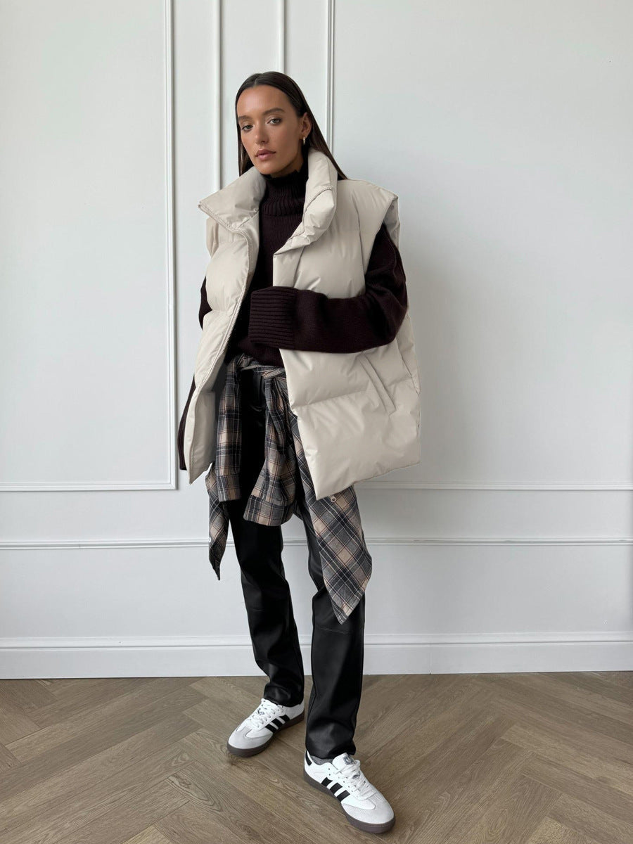 Cotton Loose Vest Jacket