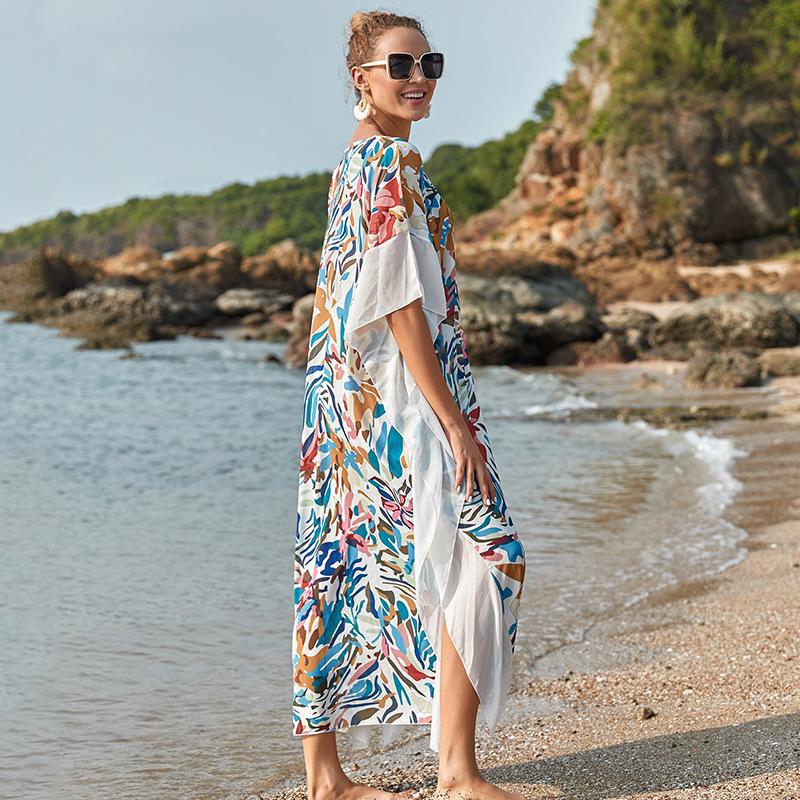 Ally Floral Printed Kaftan