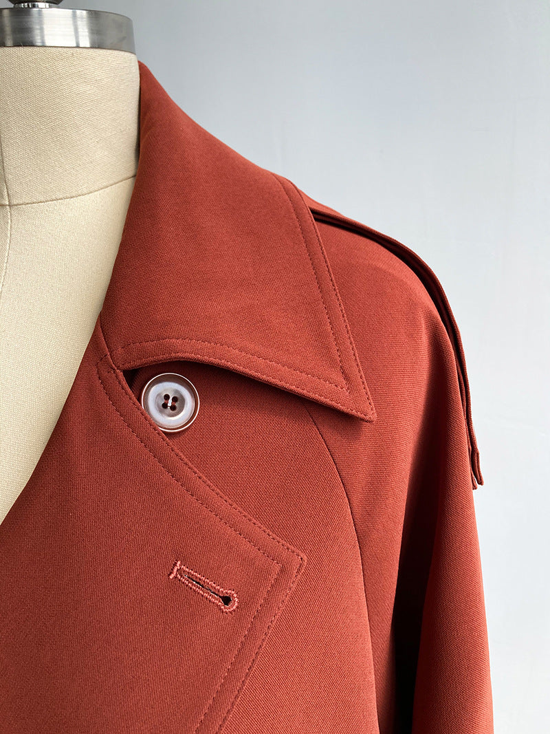 Draping Loose Trench Coat