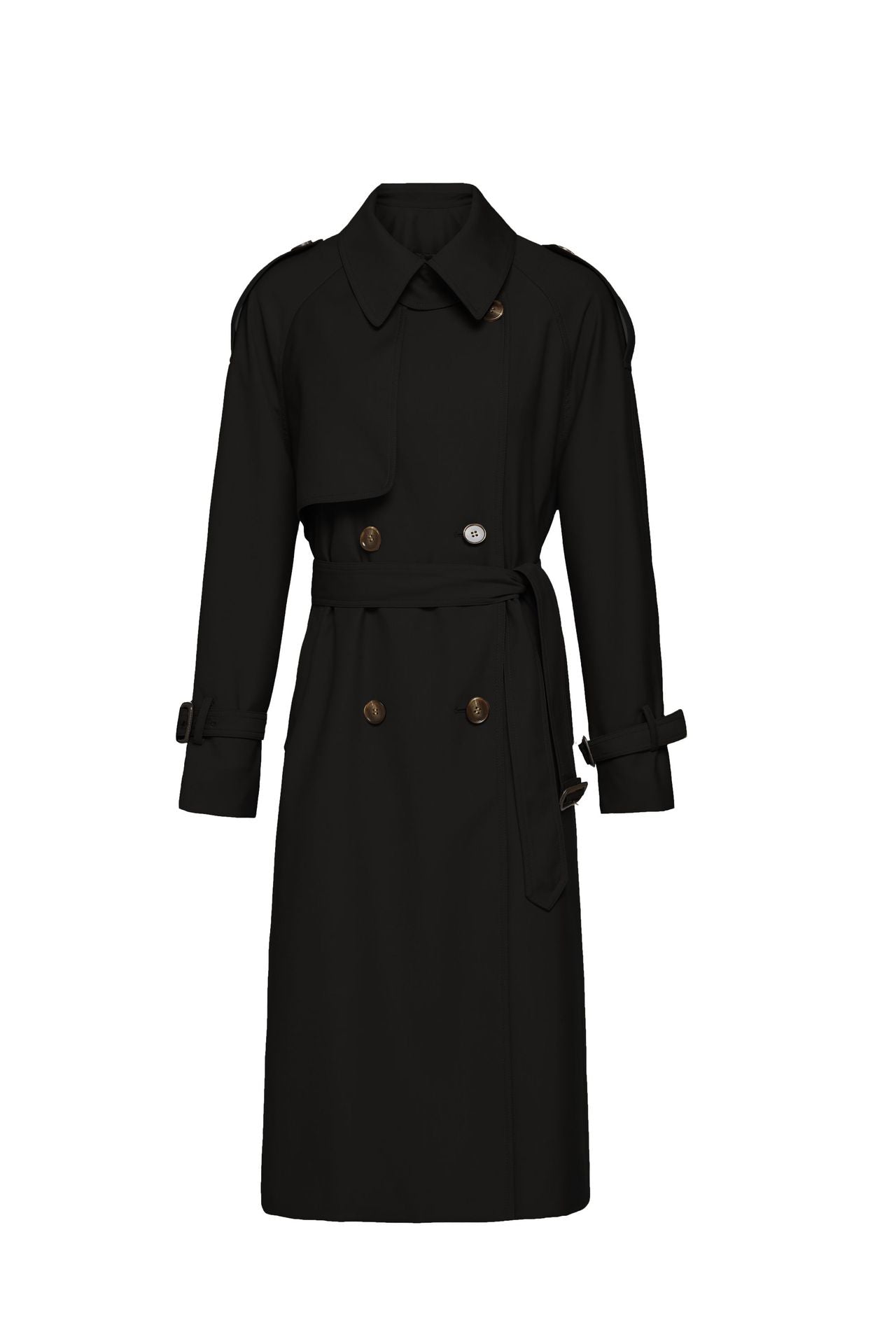 Double Breasted Loose Trench Coat