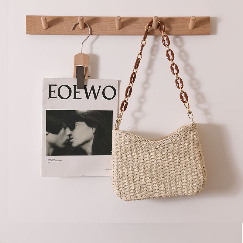 Hand Crochet Woven Bag Shoulder Mini Messeneger Bag