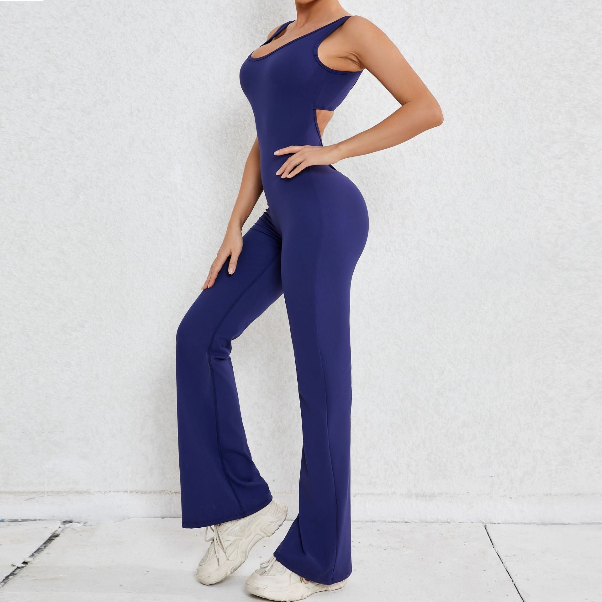 Sexy Open Back Jumpsuit