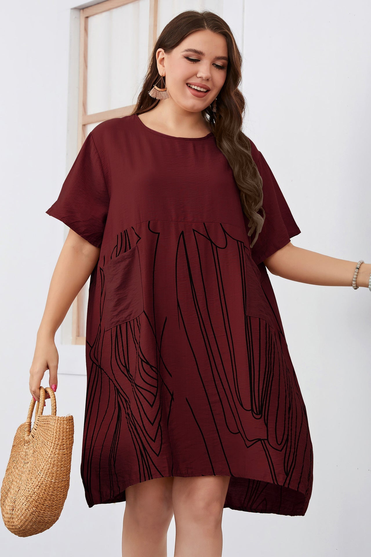Curvy Casual Sexy Day Dress