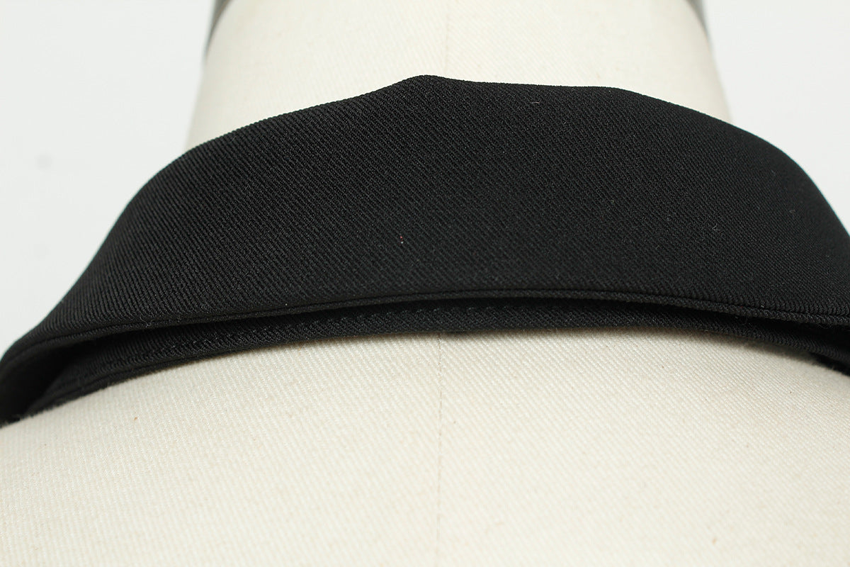 Backless Diamond Chain Blazer