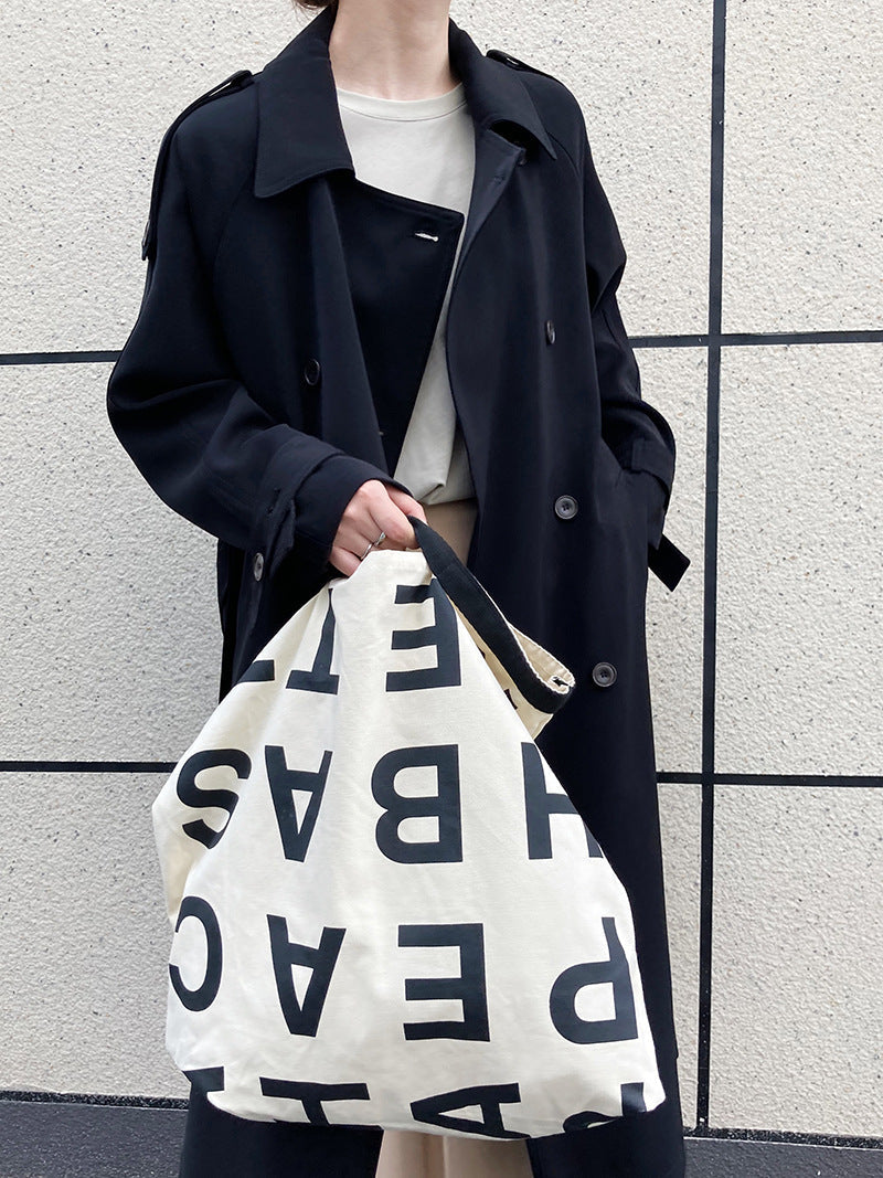 Draping Loose Trench Coat