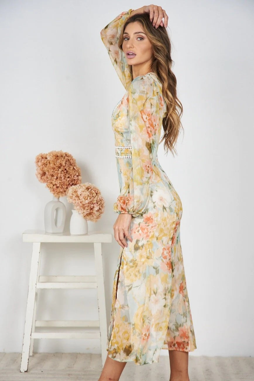 Day to Night Semi Formal Printed Dress