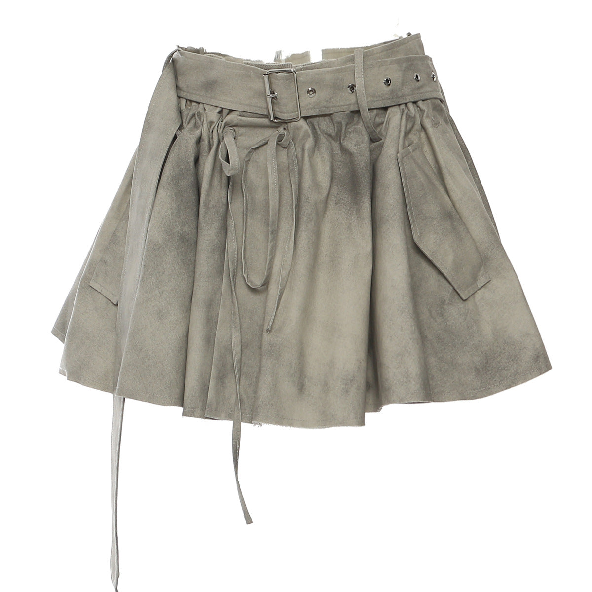 Camouflage Ink Skirt Suit