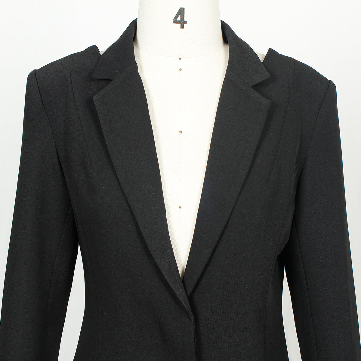 Backless Diamond Chain Blazer