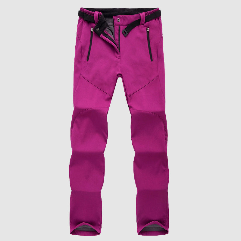 Women’s Softshell Outdoor Pants with Thermal Fleece Lining